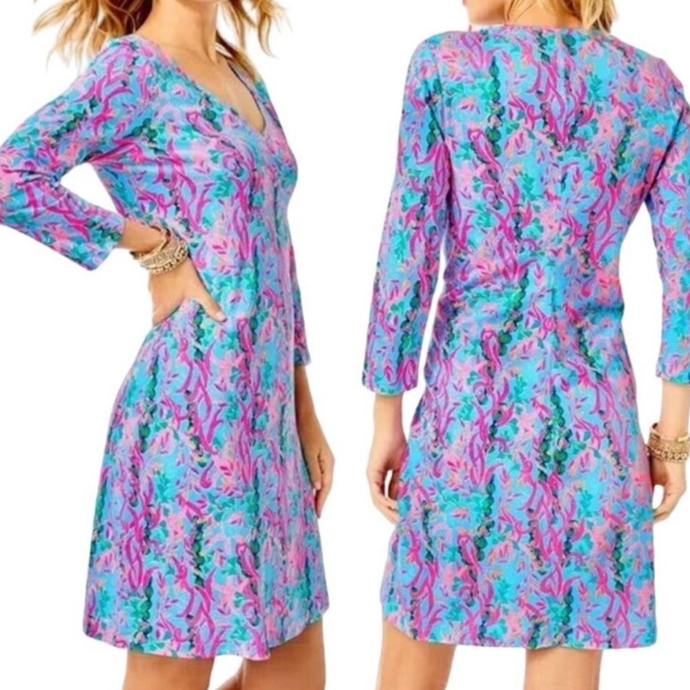 LILLY PULITZER Tessa 3/4 Sleeve Dress! Retail $98.
